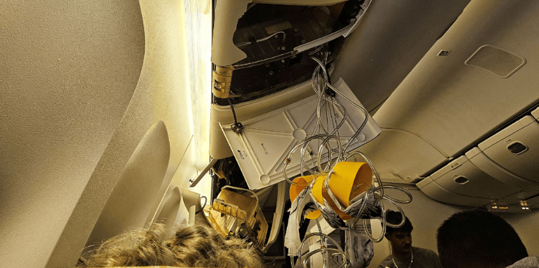 UN MUERTO Y VARIOS HERIDOS POR TURBULENCIAS EN UN VUELO HACIA SINGAPUR