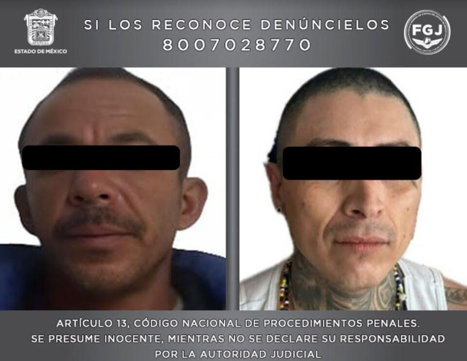 VINCULAN A PROCESO A DOS INDIVIDUOS POR HOMICIDIOS EN EL ORIENTE DEL EDOMEX