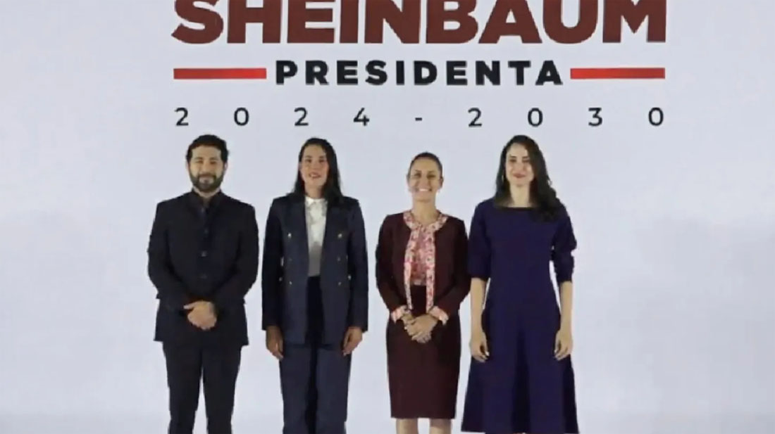 CLAUDIA SHEINBAUM PRESENTA A SECRETARIOS DE TRABAJO, CULTURA Y TURISMO