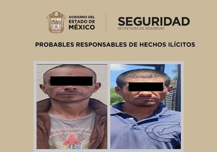 DETIENENA DOS HOMBRES POR DELITOS CONTRA LA SALUD Y PORTACIÓN DE ARMA PROHIBIDA