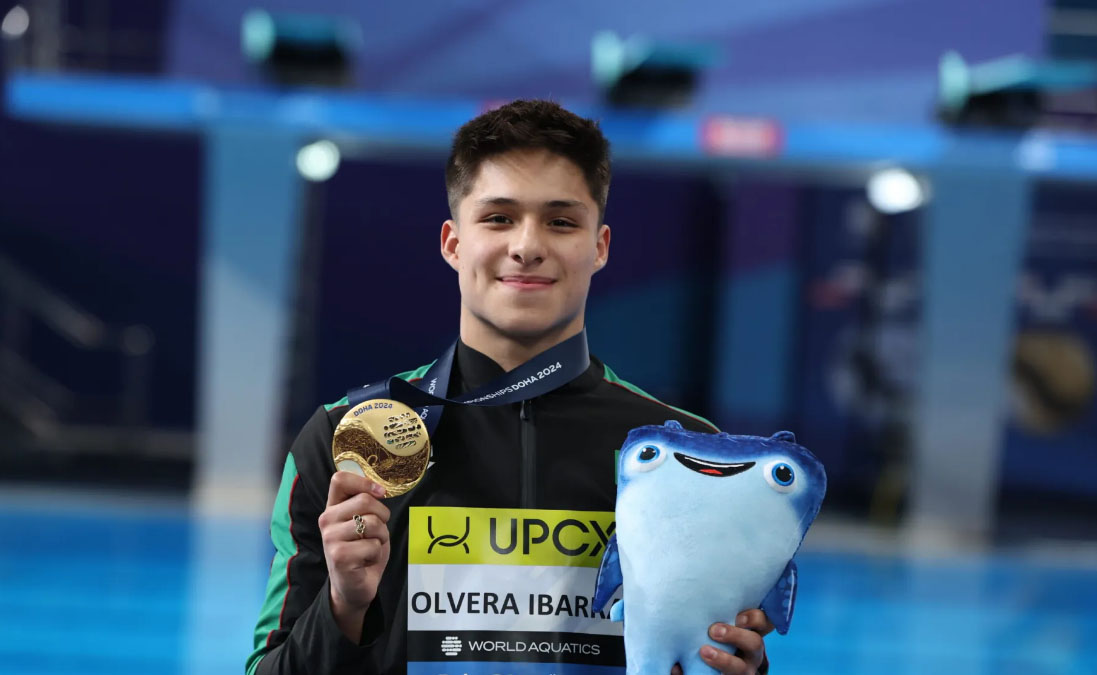 EL DOBLE MEDALLISTA OLÍMPICO OSMAR OLVERA PIDE UN MÉXICO “MÁS UNIDO”