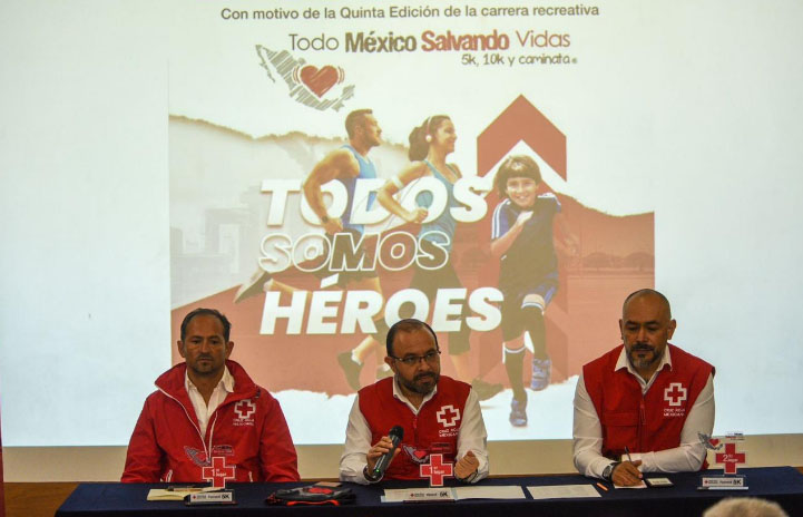 INVITA CRUZ ROJA MEXICANA A LA CARRERA RECREATIVA “TODO MÉXICO SALVANDO VIDAS”