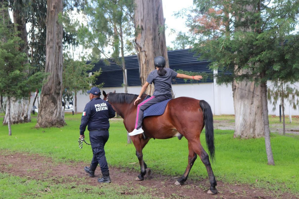 BRINDAN SESIONES DE EQUINOTERAPIA EN BENEFICIO DE LA POBLACIÓN MEXIQUENSE