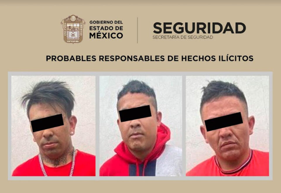 DETIENEN A TRES SUJETOS POSIBLEMENTE RELACIONADOS CON DIVERSOS HOMICIDIOS