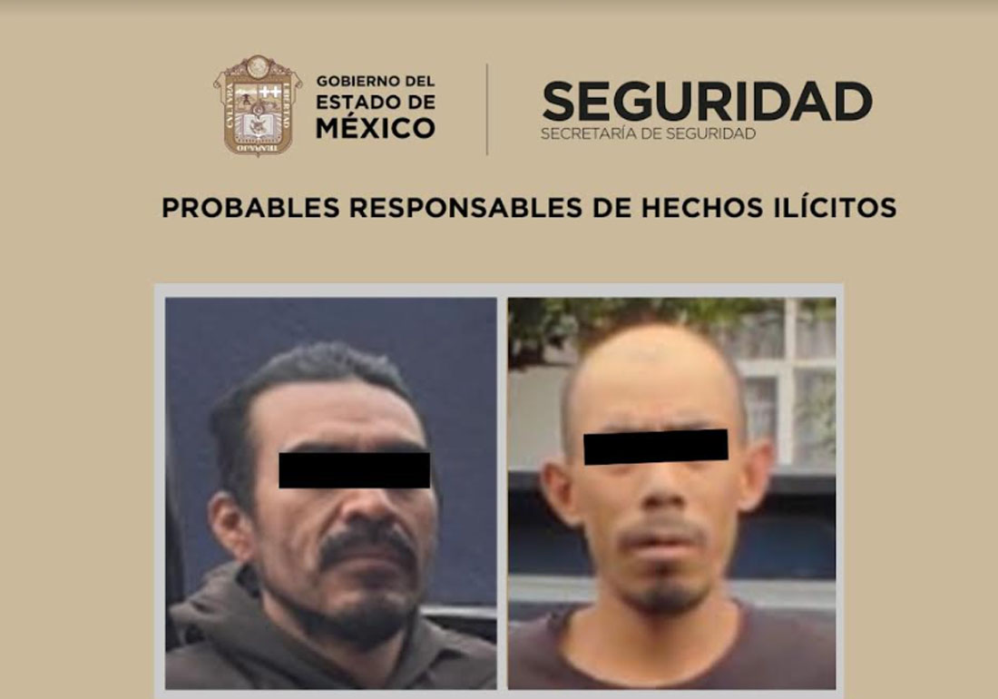 DETIENEN A DOS PROBABLES RESPONSABLES DE ROBO CON VIOLENCIA