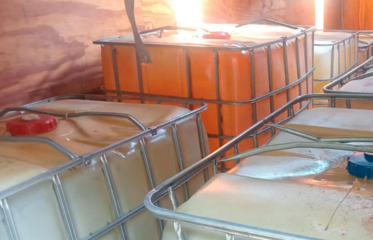 DETIENEN A UN HOMBRE EN POSESIÓN DE APROXIMADAMENTE 10 MIL LITROS DE HIDROCARBURO