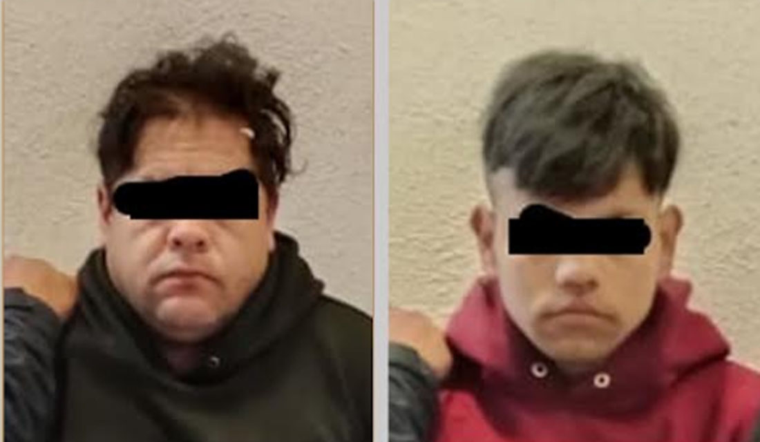 DETIENEN A DOS PRESUNTOS NARCOMENUDISTAS EN EDOMEX