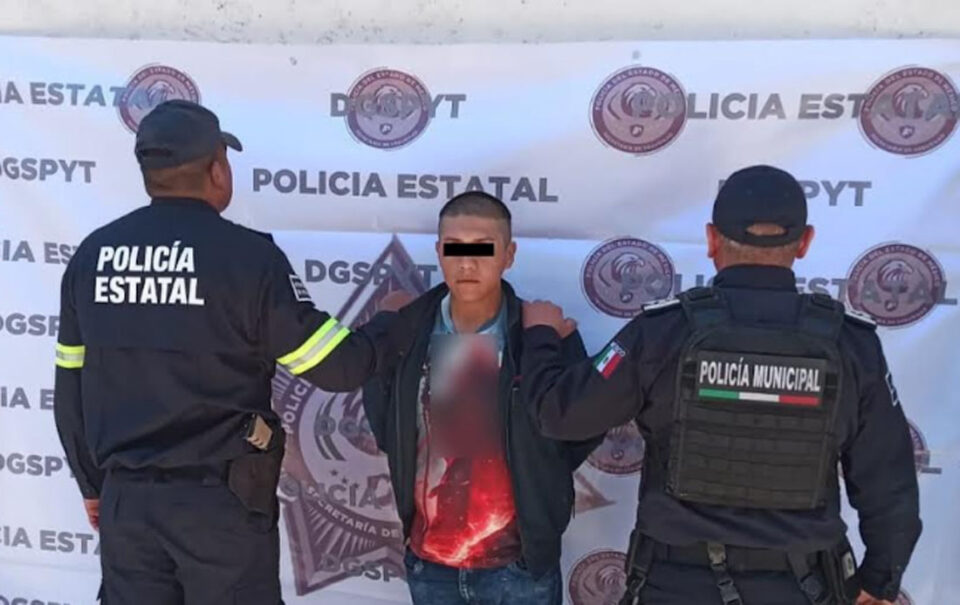 DETIENEN A POSIBE RESPONSABLE DE POSEER UN ARMA DE FUEGO ARTESANAL