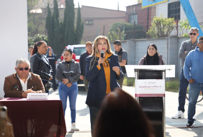 EMPRESA DANOS ESTABLECEN COMPROMISOS CON VECINOS DE SANTA ELENA, EN CUAUTITLÁN