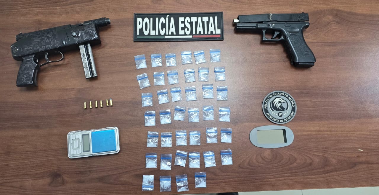 Armas y droga aseguradas 