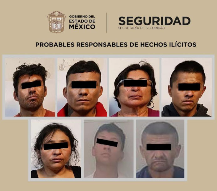 DETIENEN A 7 POR PORTACIÓN DE ARMA DE FUEGO DE USO EXCLUSIVO DEL EJÉRCITO