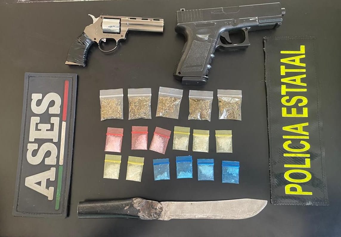 Drogas  y armas de fuego 