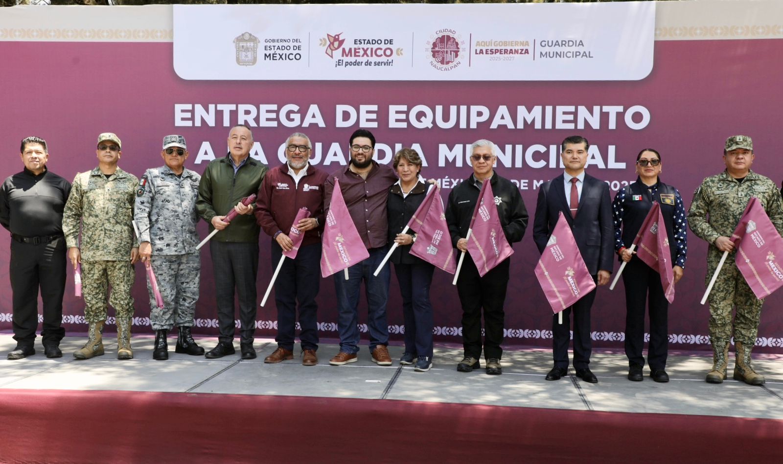 Delfina Gómez e Isaac Montoya 