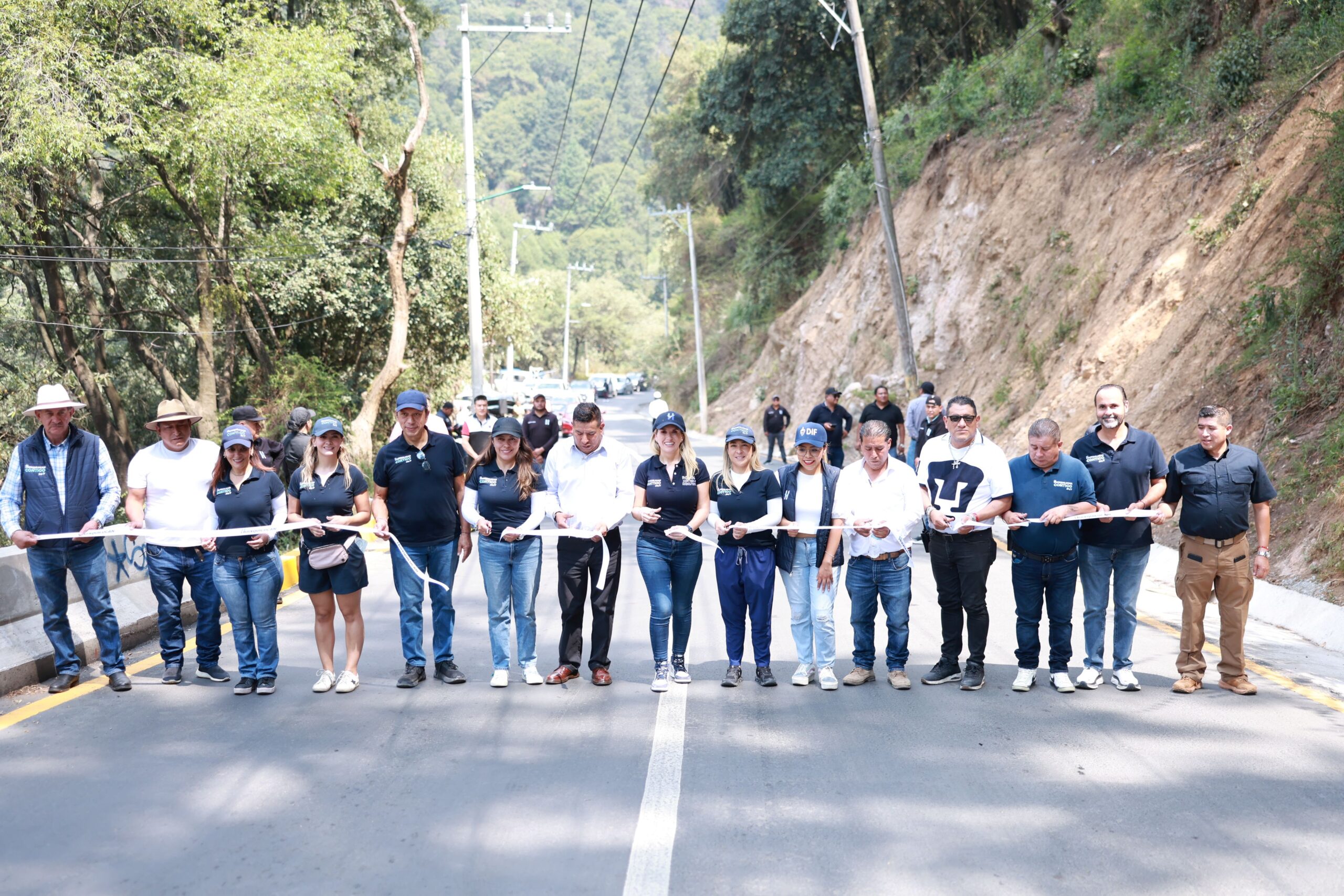 Huixquilucan mejora infraestructura vial con obra en Zacamulpa Sur