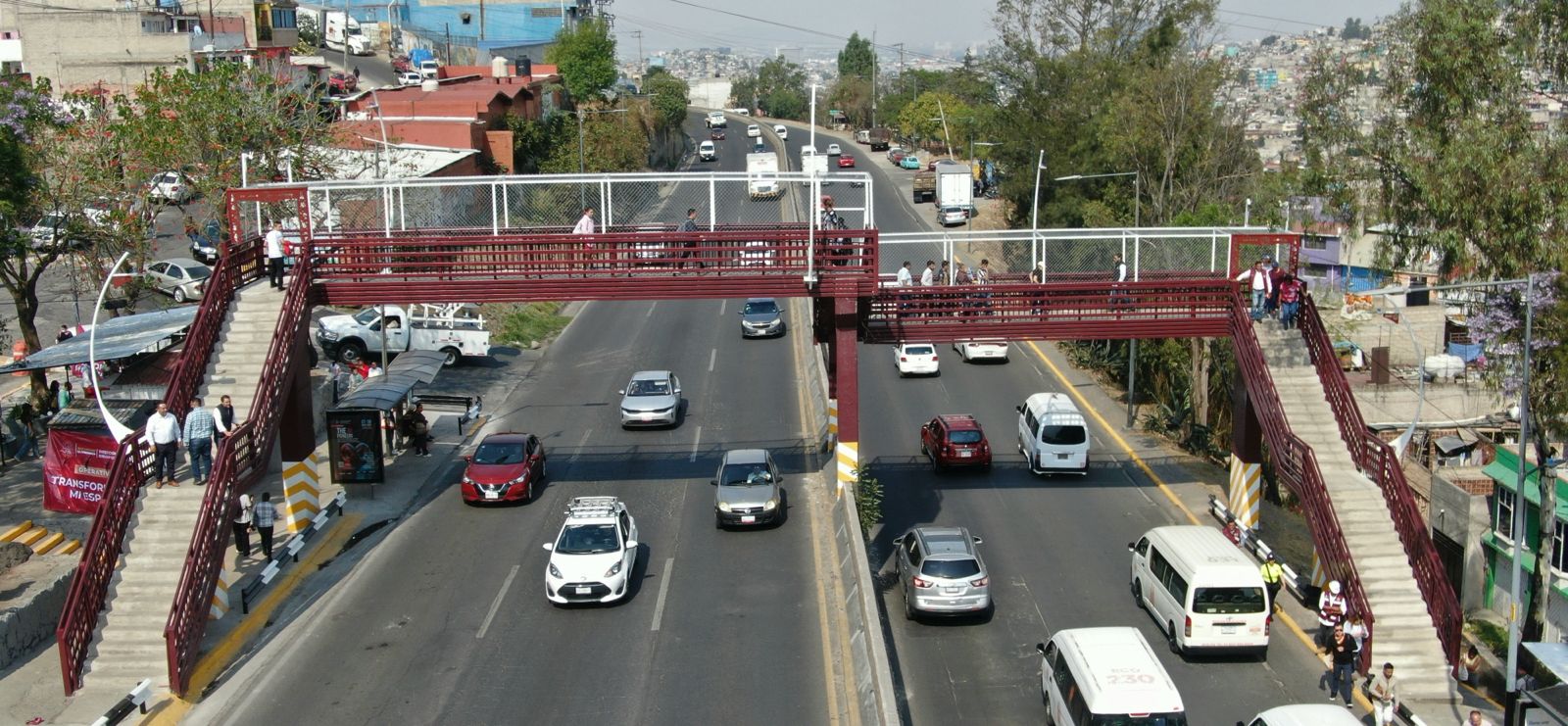 puente peatonal naucalpn