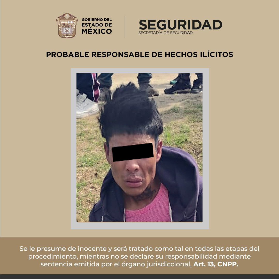 Oscar “N” intentó agredir a un menor de edad en Edomex 