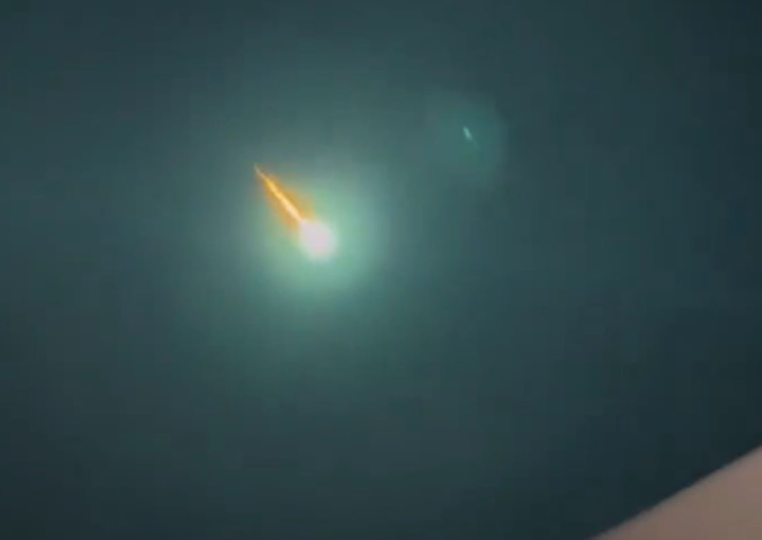¿Cayó un meteorito? Misterioso objeto luminoso sorprende a Nuevo León