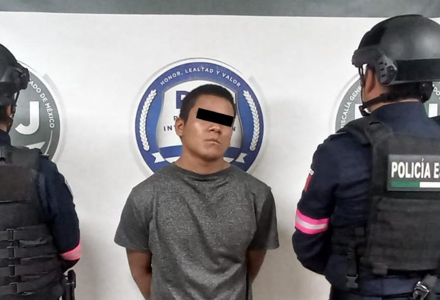 Carlos “N” habría asaltado a un transeúnte en Ixtapaluca