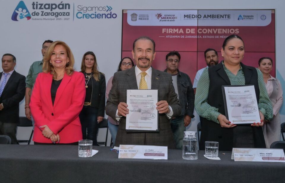 Firman Atizapán y Edomex acuerdo estratégico para impulsar un futuro sostenible