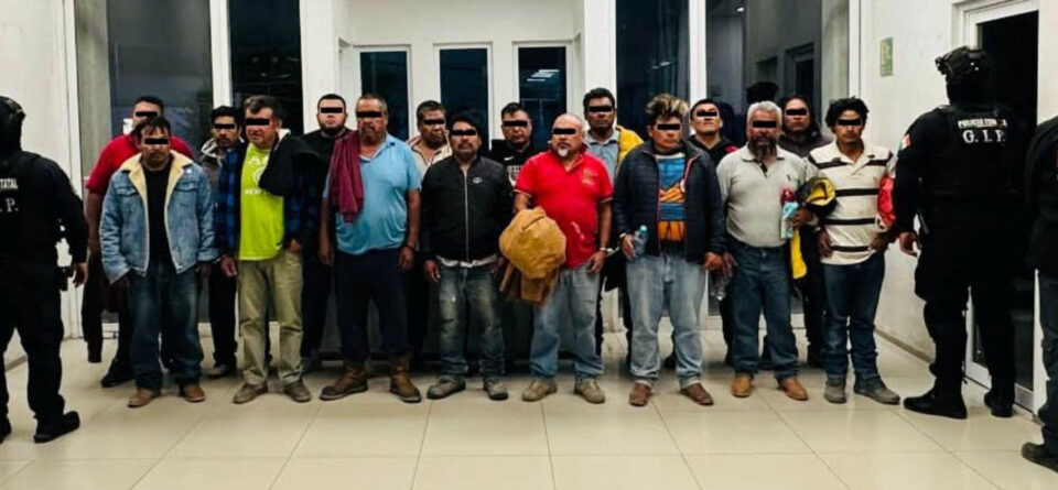 Detienen a 16 personas por delitos ambientales en Naucalpan