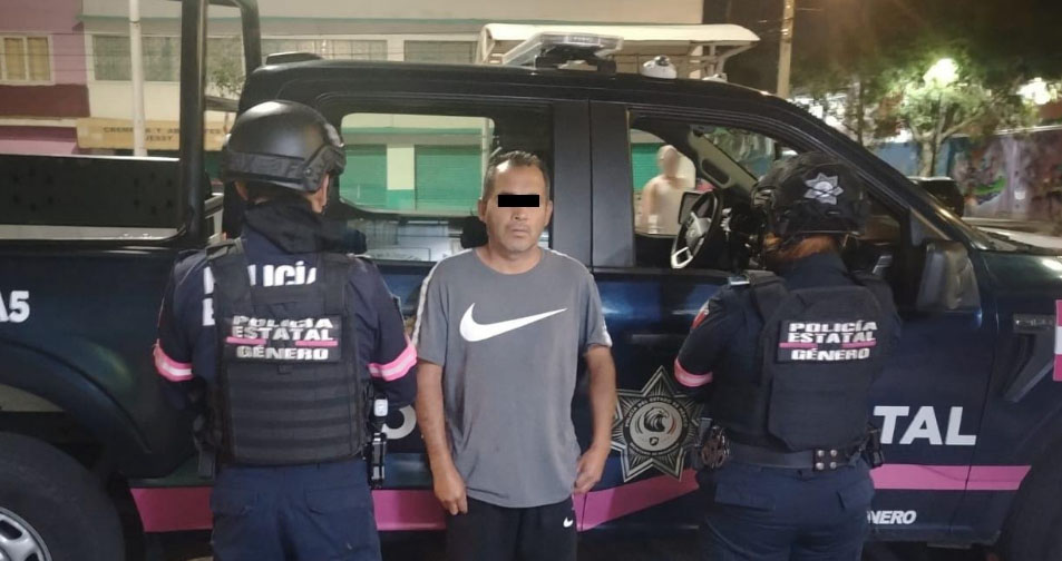 Detienen a presunto responsable de delitos de género en Nezahualcóyotl