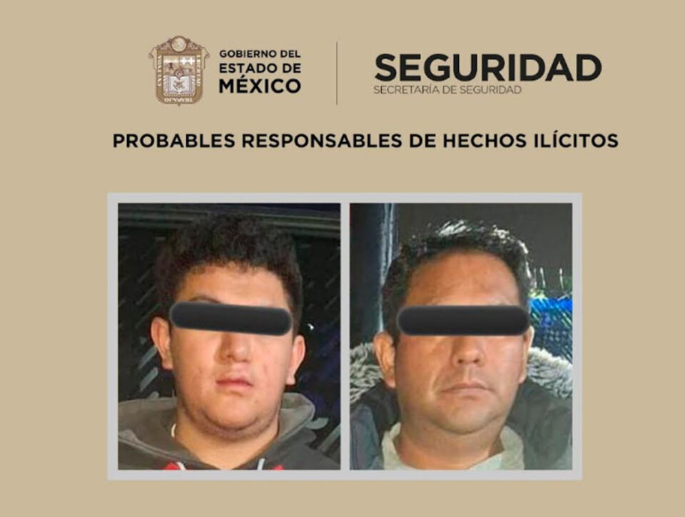 Detienen en El Oro, Edomex, a dos sospechosos por portación de arma de fuego