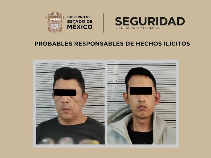 Detienen en Naucalpan a presuntos implicados en delitos contra la salud