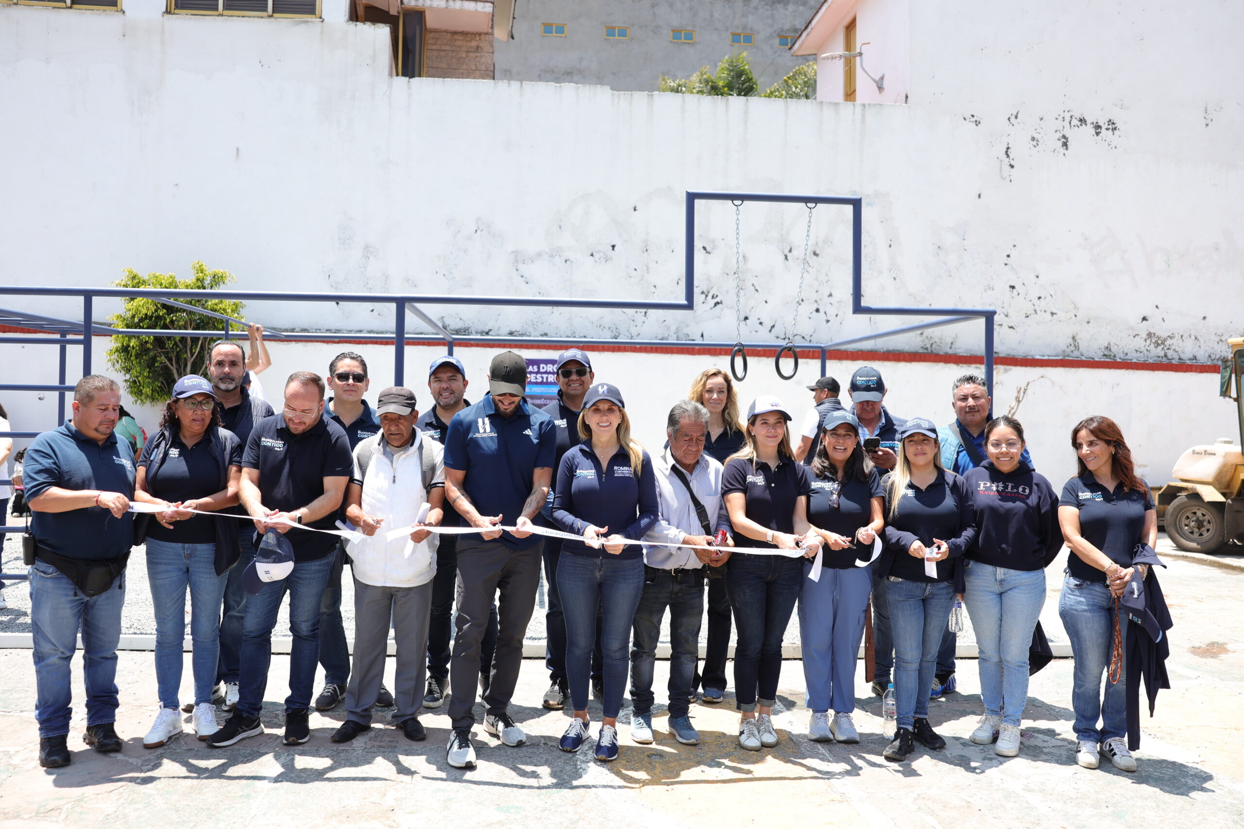 Huixquilucan continúa con la entrega de gimnasios al aire libre