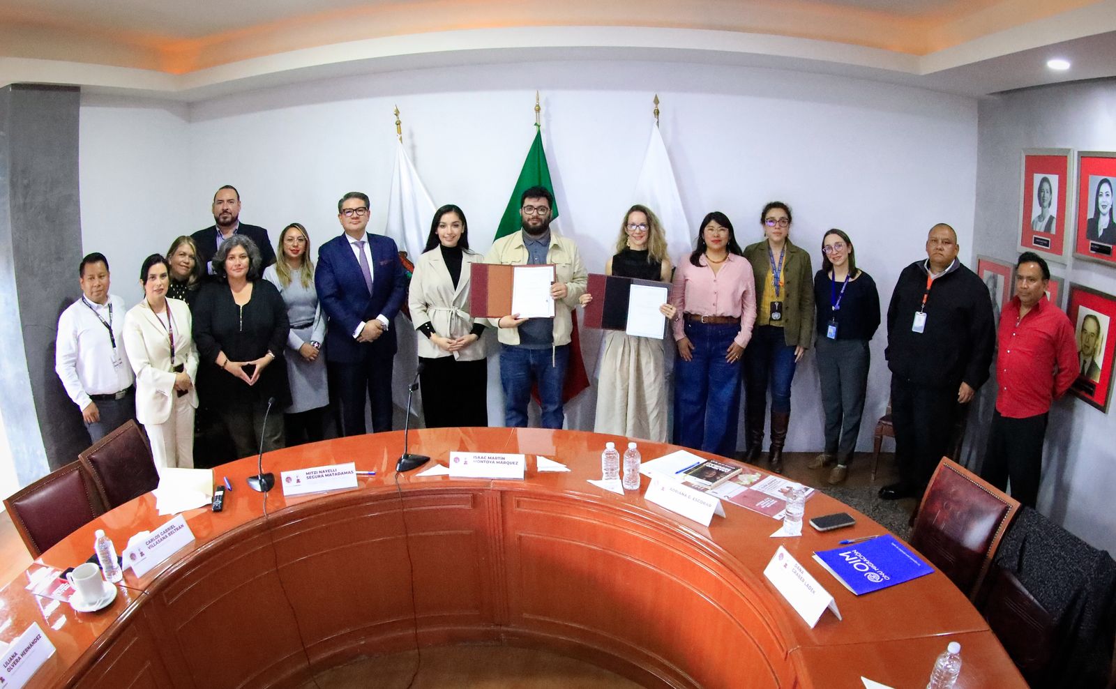 Naucalpan, primer municipio del Edomex en firmar convenio con la Organización Internacional para las Migraciones