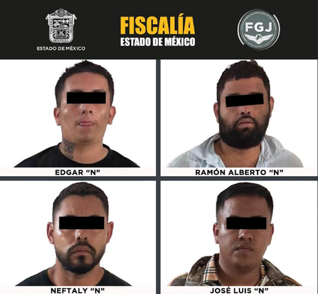 Detienen a 4 objetivos prioritarios vinculados al robo violento de vehículos