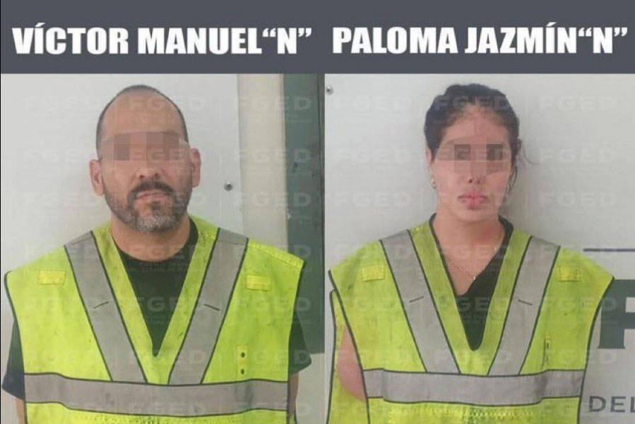 Detienen a madre y padrastro de Paloma Nicole