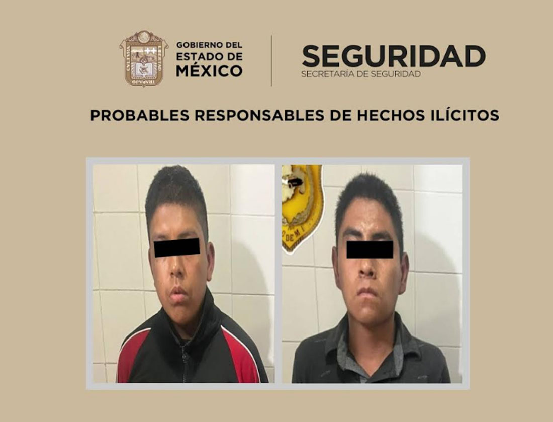 Detienen a presuntos extorsionadores en el Edomex