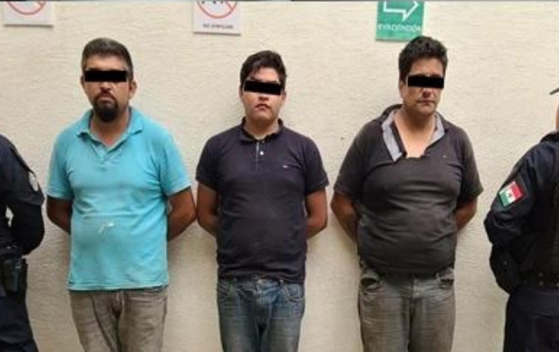 Detienen a sospechosos de robo con violencia en Chalco