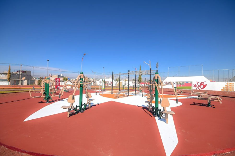 Edomex instala 25 gimnasios al aire libre para fomentar el deporte