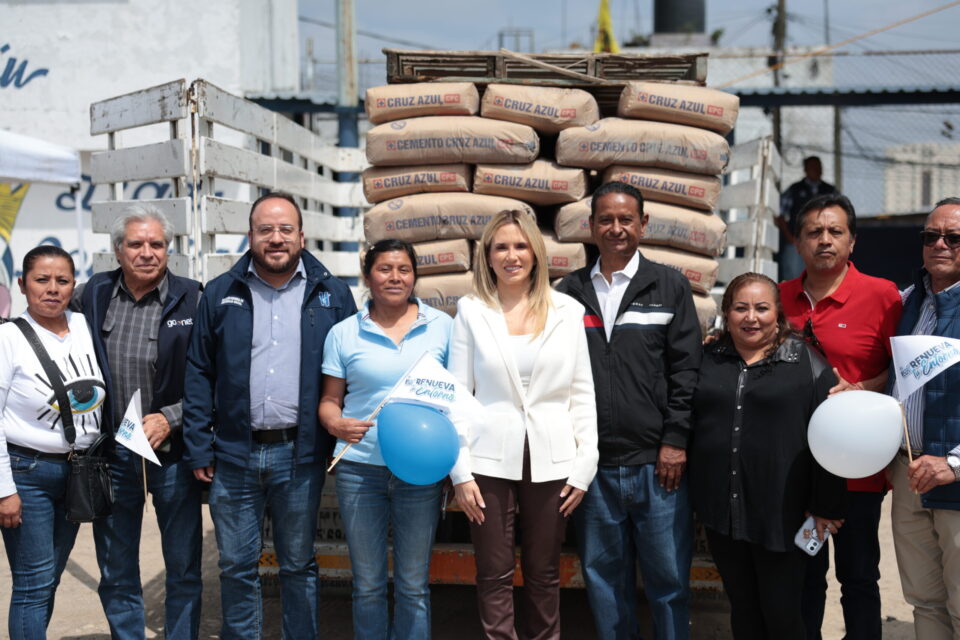 Huixquilucan entrega materiales a comunidades para mejorar su entorno