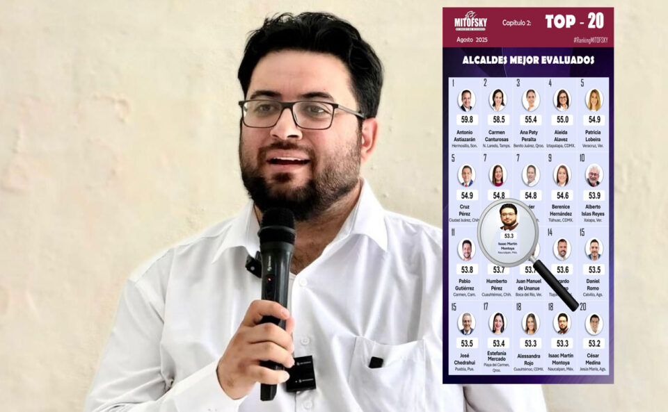Isaac Montoya, el mejor alcalde de Edomex, de acuerdo a la encuesta de Mitofsky