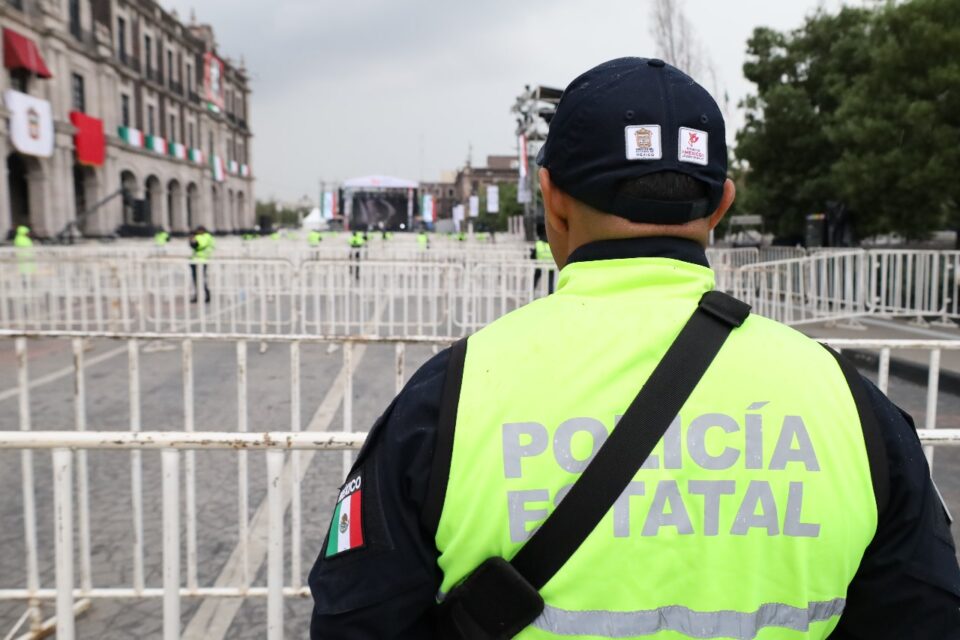 Refuerza Edomex vigilancia estatal durante festejos del 15 de septiembre
