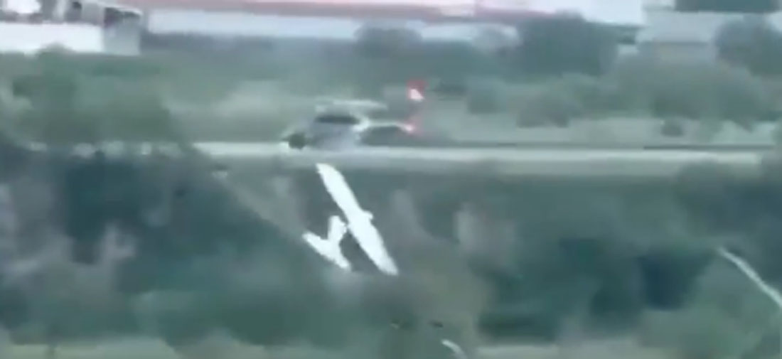 Revelan nuevo video del accidente aéreo donde murió la conductora Débora Estrella