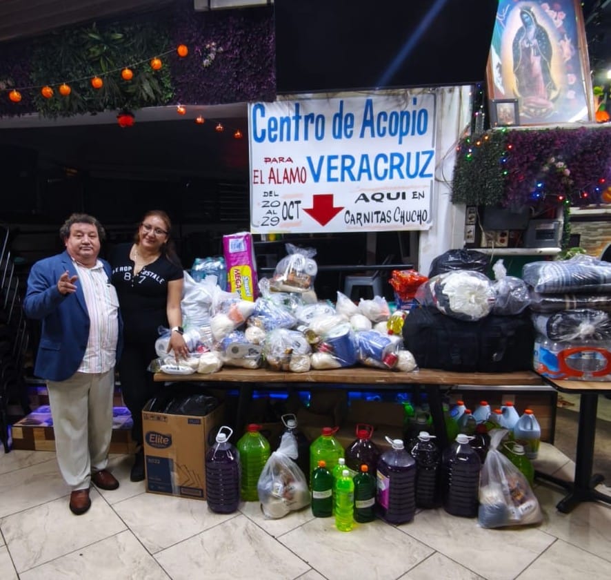 Invitan a llevar víveres al Centro de Acopio de Carnitas Chucho en Tepalcapa