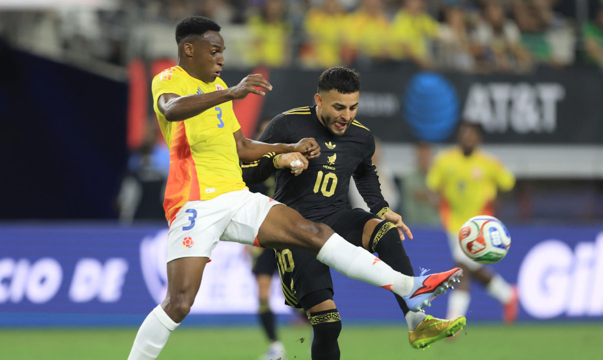 Colombia golea 4-0 a México en amistoso internacional