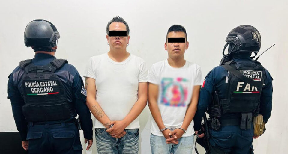 Detienen a dos sospechosos por delitos contra la salud en Edomex