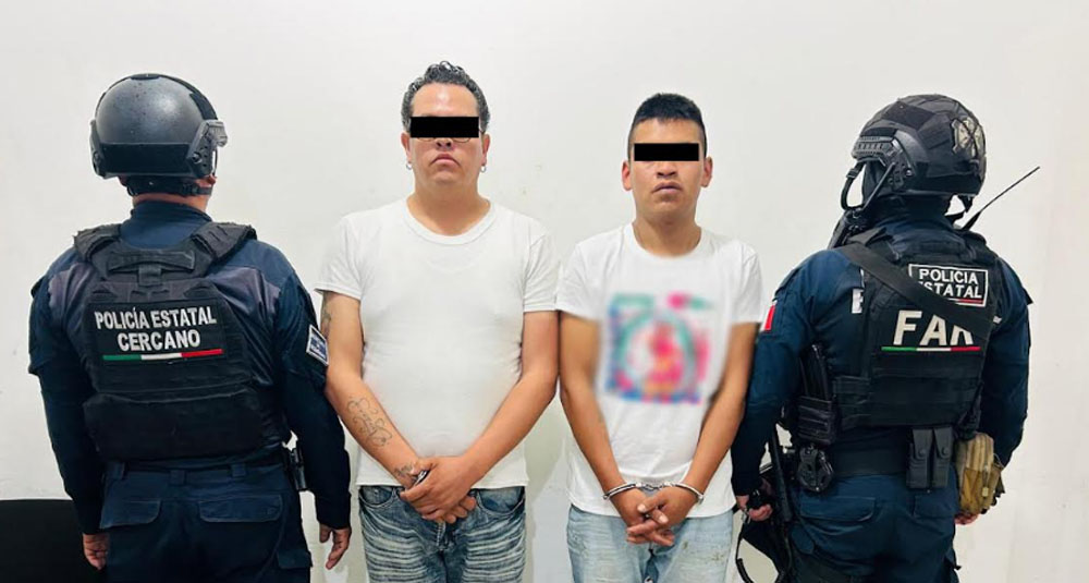 Detienen a dos sospechosos por delitos contra la salud en Edomex