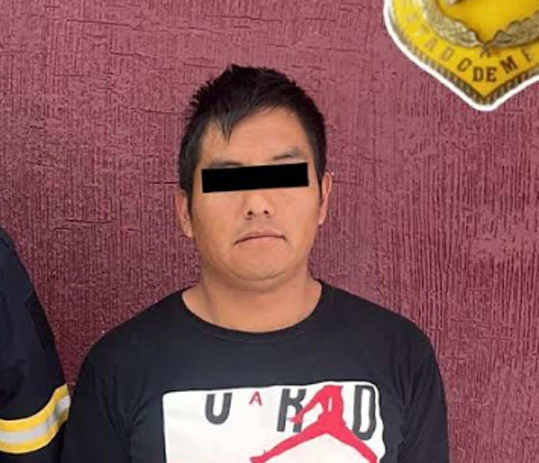 Detienen a presunto narcomenudista en el Edomex