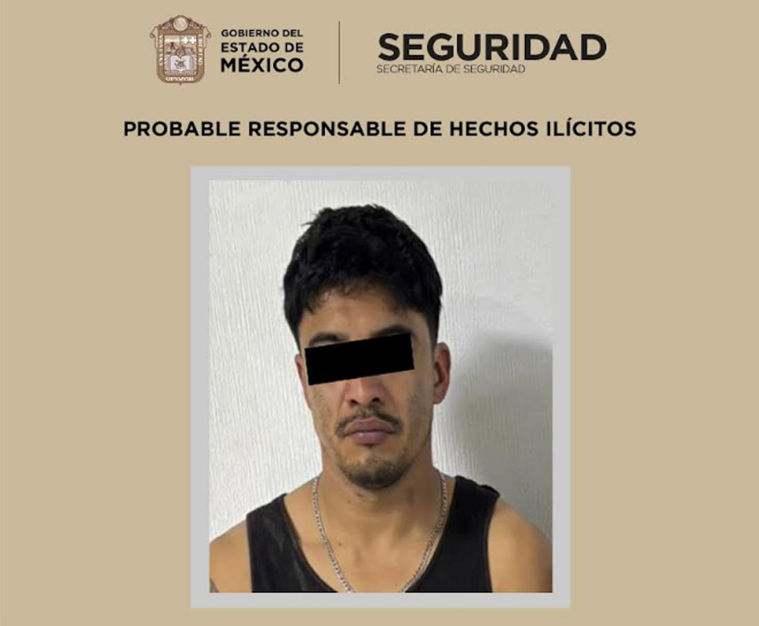 Detienen a presunto narcomenudista en Zumpango