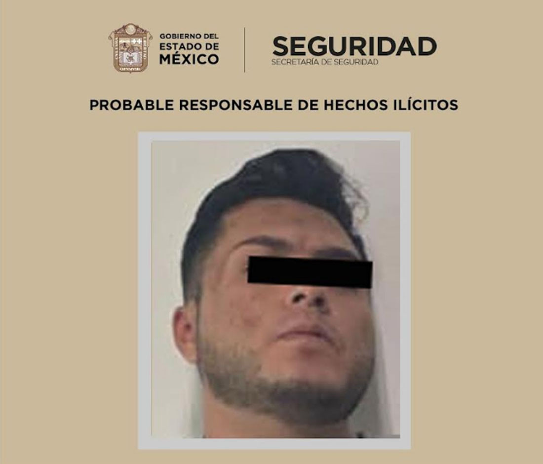 Detienen a presunto responsable de violencia de género en el Edomex