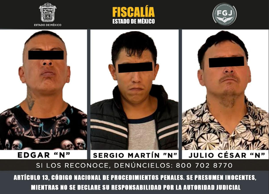 Detienen a sospechosos de robos a casas de empeño en Nezahualcóyotl y Chalco