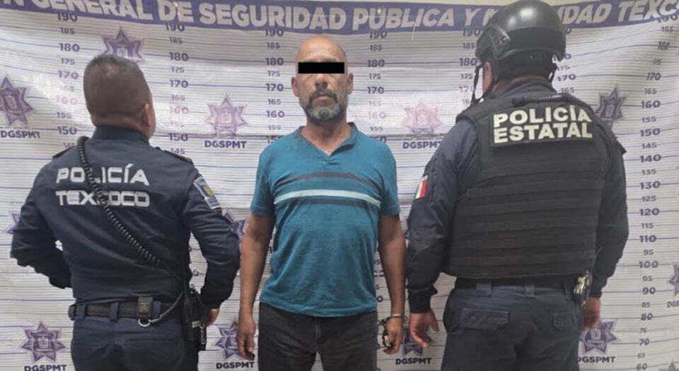 Detienen en Edomex a sospechoso de robo a transeúnte