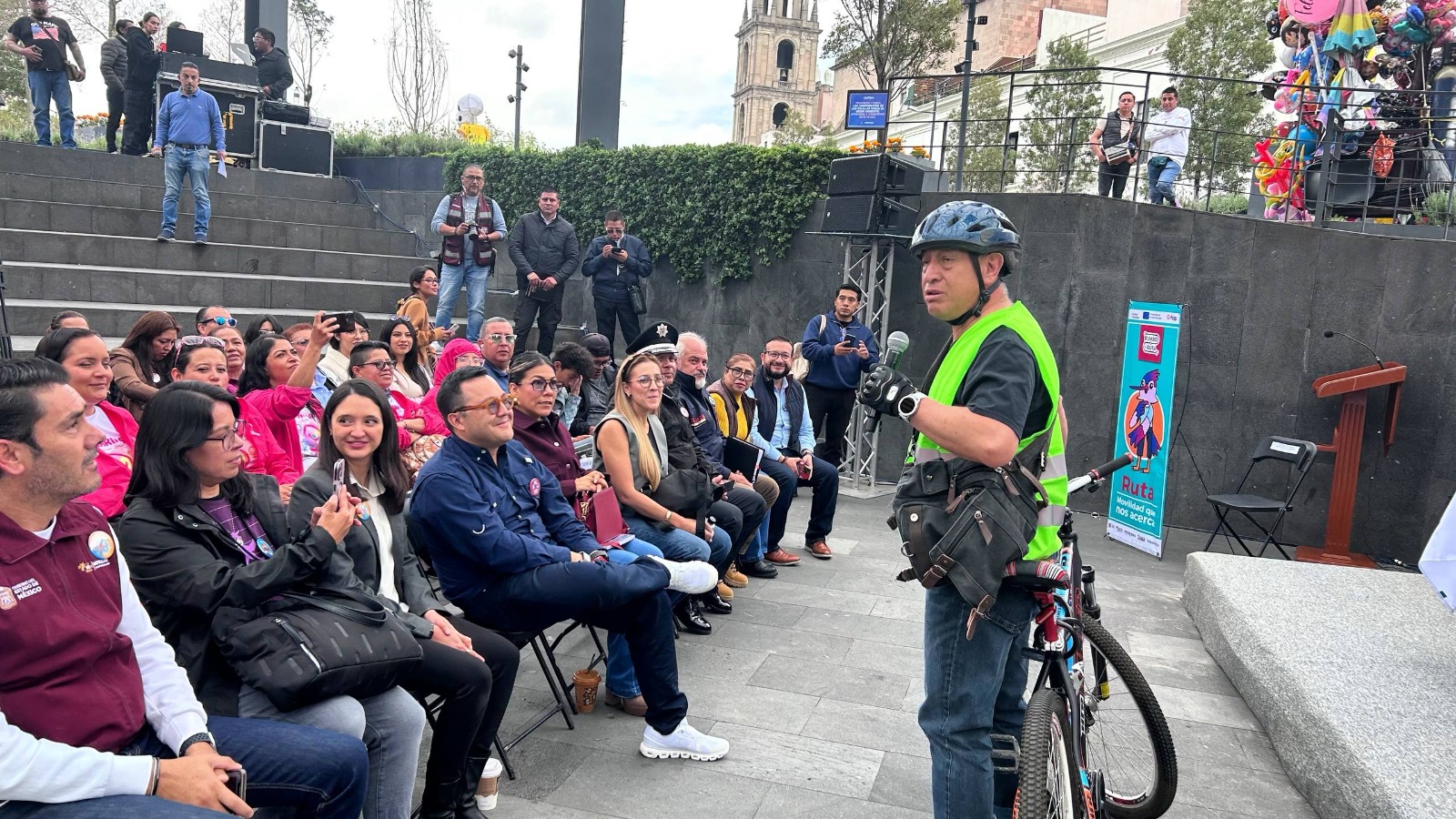 Gobierno del Edomex fomenta uso de bicicleta en niñas, niños, adolescentes y adultos