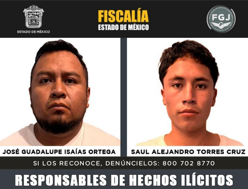 Sentencian a 17 años de prisión a sujetos por robo de vehículo en Acolman