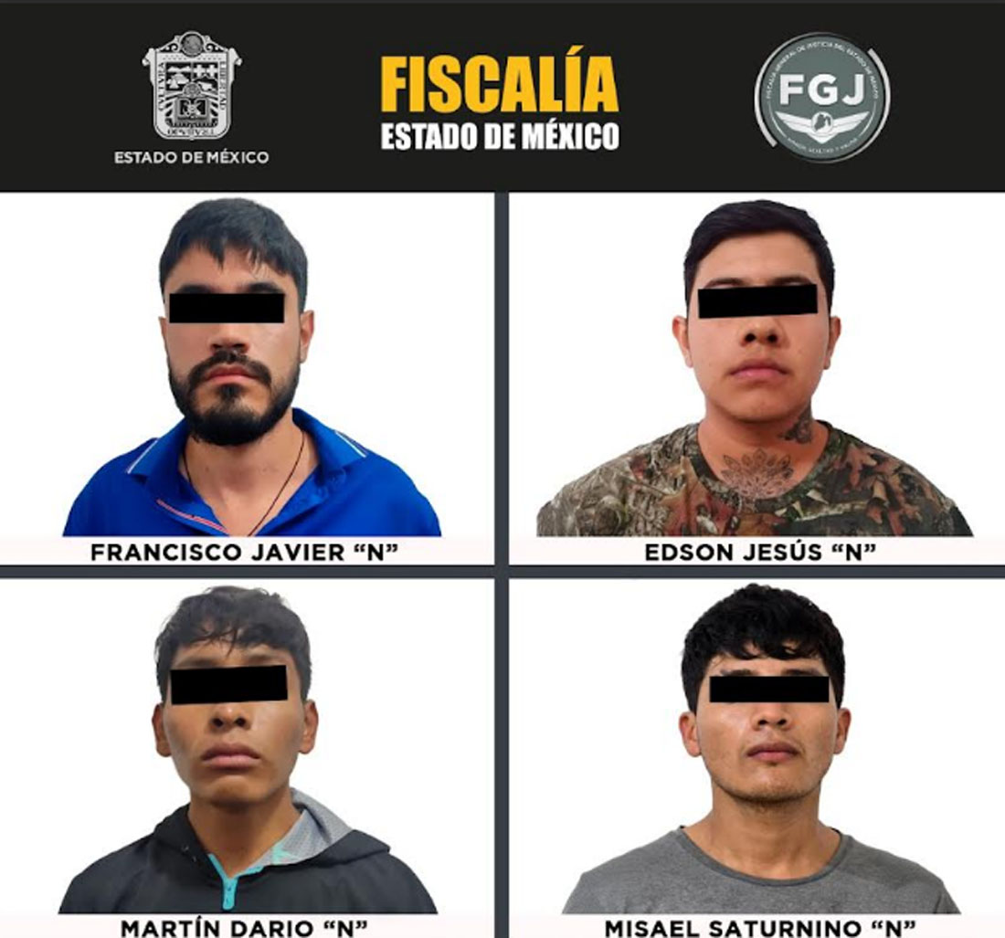 Vinculan a proceso a extorsionadores de comerciantes en Malinalco